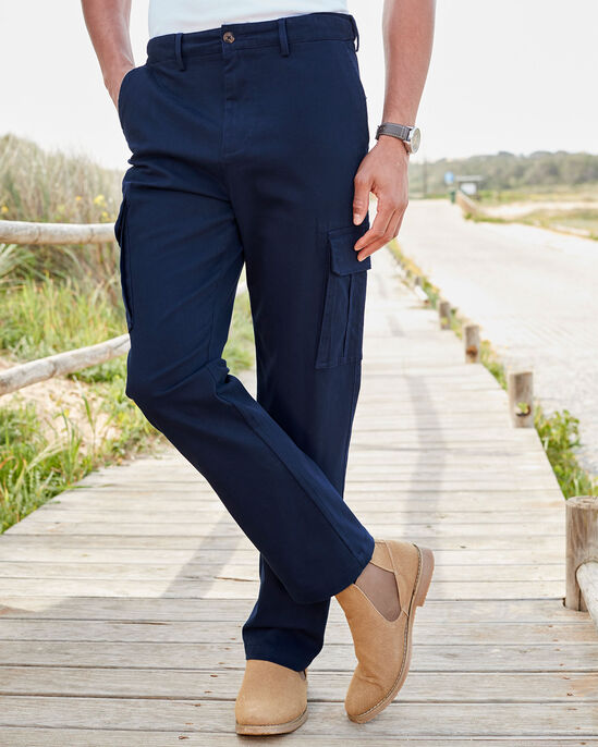 Stretch Twill Cargo Trousers